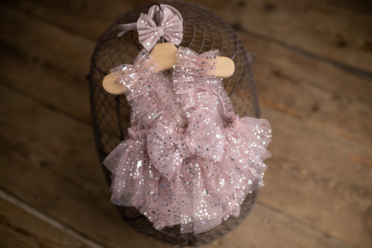 Photo outfit Baby Girl lace romper, Newborn Girl Outfit,Newborn Photography Props, Newborn Photo Props,Pregnancy gift,Newborn girl gift