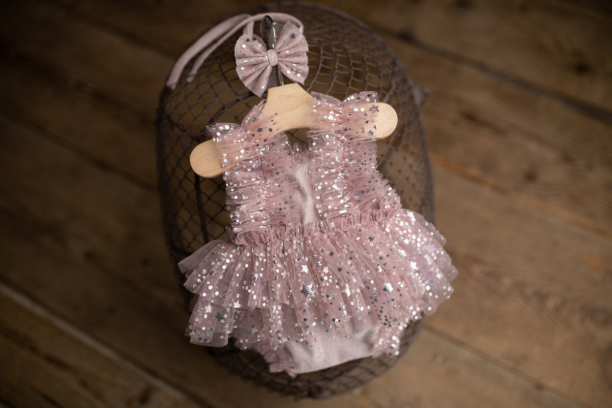 Photo outfit Baby Girl lace romper, Newborn Girl Outfit,Newborn Photography Props, Newborn Photo Props,Pregnancy gift,Newborn girl gift