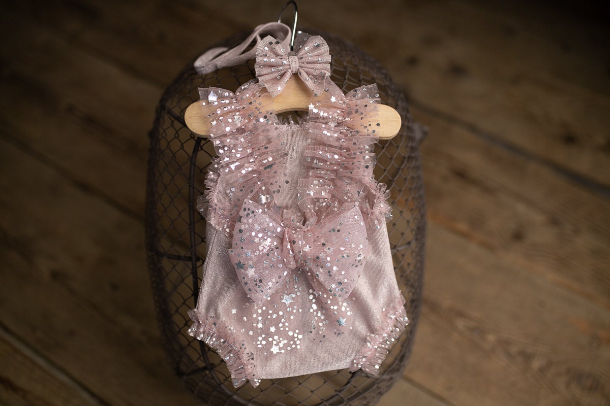 Photo outfit Baby Girl lace romper, Newborn Girl Outfit,Newborn Photography Props, Newborn Photo Props,Pregnancy gift,Newborn girl gift