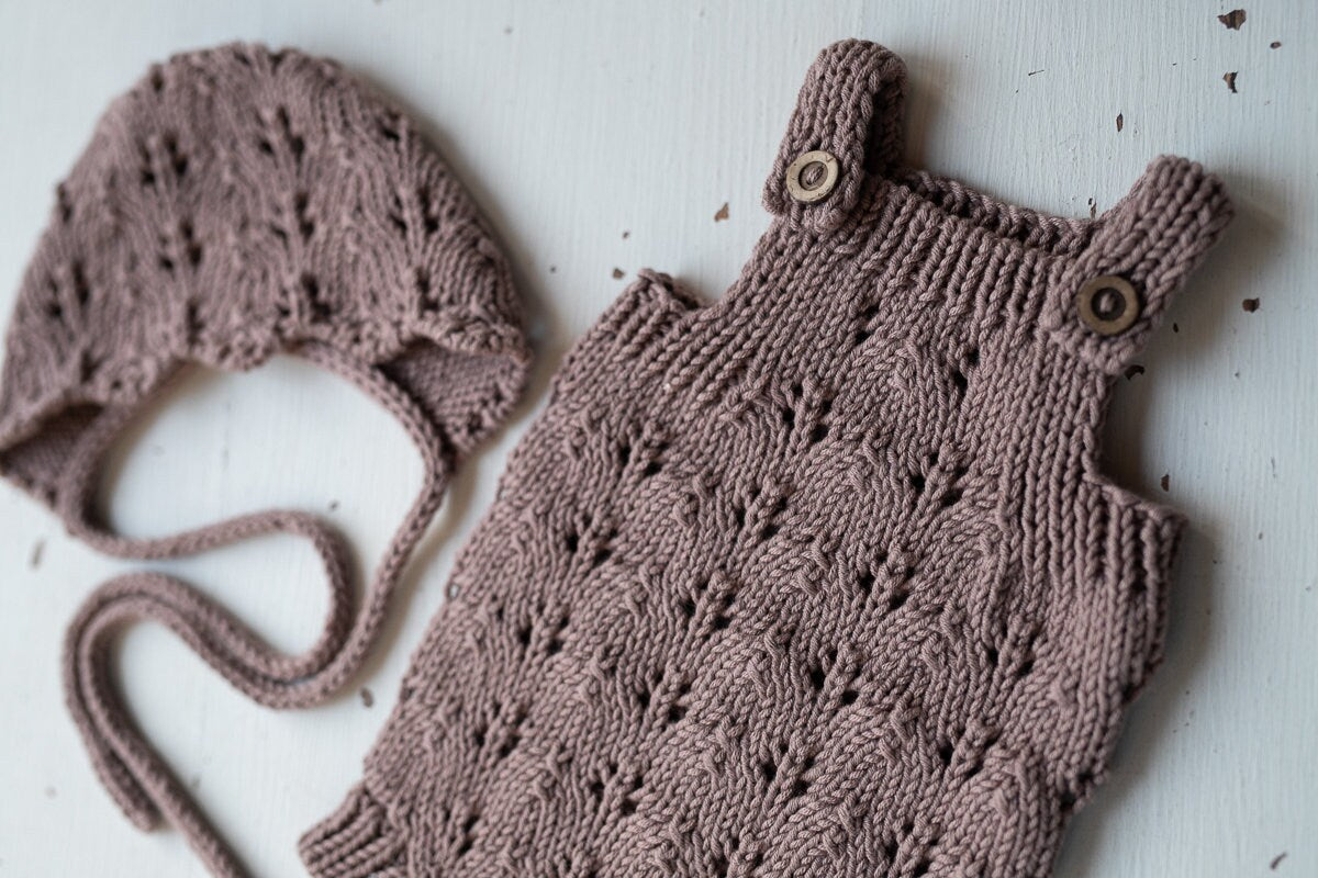 Knitted romper and bonnet,Newborn knitted Set,Newborn photography outfit,Сable knit romper,Pregnancy gift,newborn knit outfit,newborn props