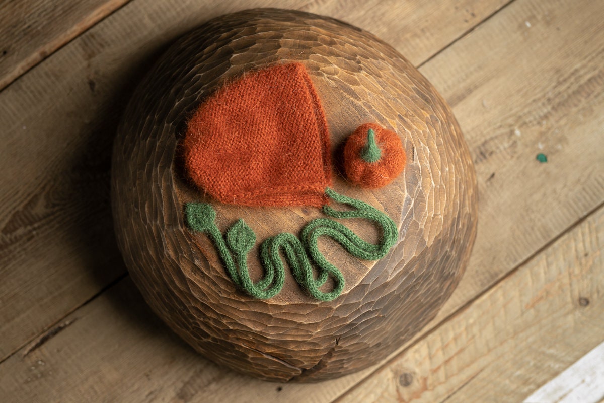 Newborn Halloween Outfit, Newborn Wizard Hat, Newborn Halloween Hat, Newborn Knit Photo Prop, Newborn Photography Prop,Newborn Knitted prop