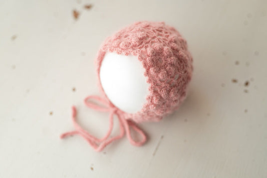 Newborn Knit Bonnet,Newborn Knit Sleep Hat,Newborn Hat,Newborn outfit,Newborn cap,Newborn photography,Newborn Knitted Sleeper Hat
