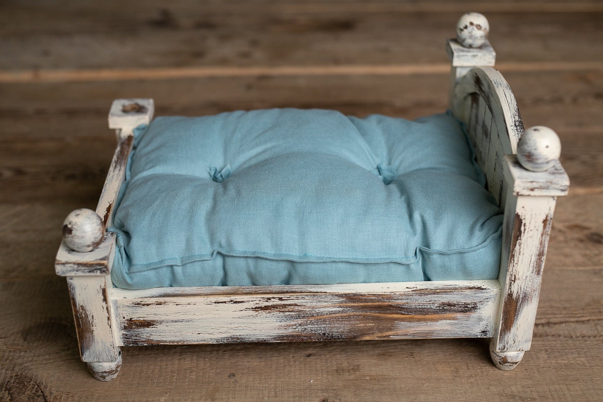 Newborn linen Posing Bed Pillow & Pillow,Newborn Floor Poser Pillow,Newborn Bedding Prop,Newborn Photography Prop Bed,Newborn Posing Pillow
