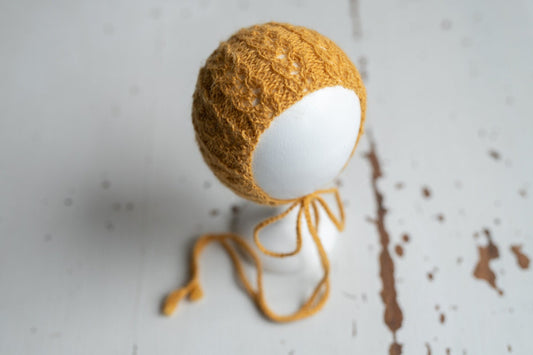 Newborn Knit Bonnet,Newborn Knit Sleep Hat,Newborn Hat,Newborn outfit,Newborn cap,Newborn photography,Newborn Knitted Sleeper Hat