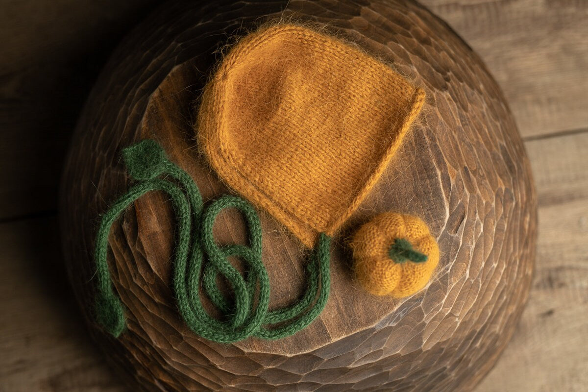 Newborn Halloween Outfit, Newborn Wizard Hat, Newborn Halloween Hat, Newborn Knit Photo Prop, Newborn Photography Prop,Newborn Knitted prop