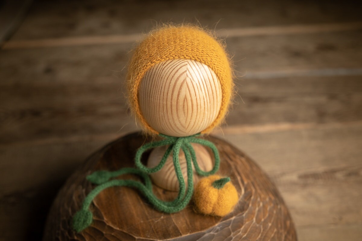 Newborn Halloween Outfit, Newborn Wizard Hat, Newborn Halloween Hat, Newborn Knit Photo Prop, Newborn Photography Prop,Newborn Knitted prop
