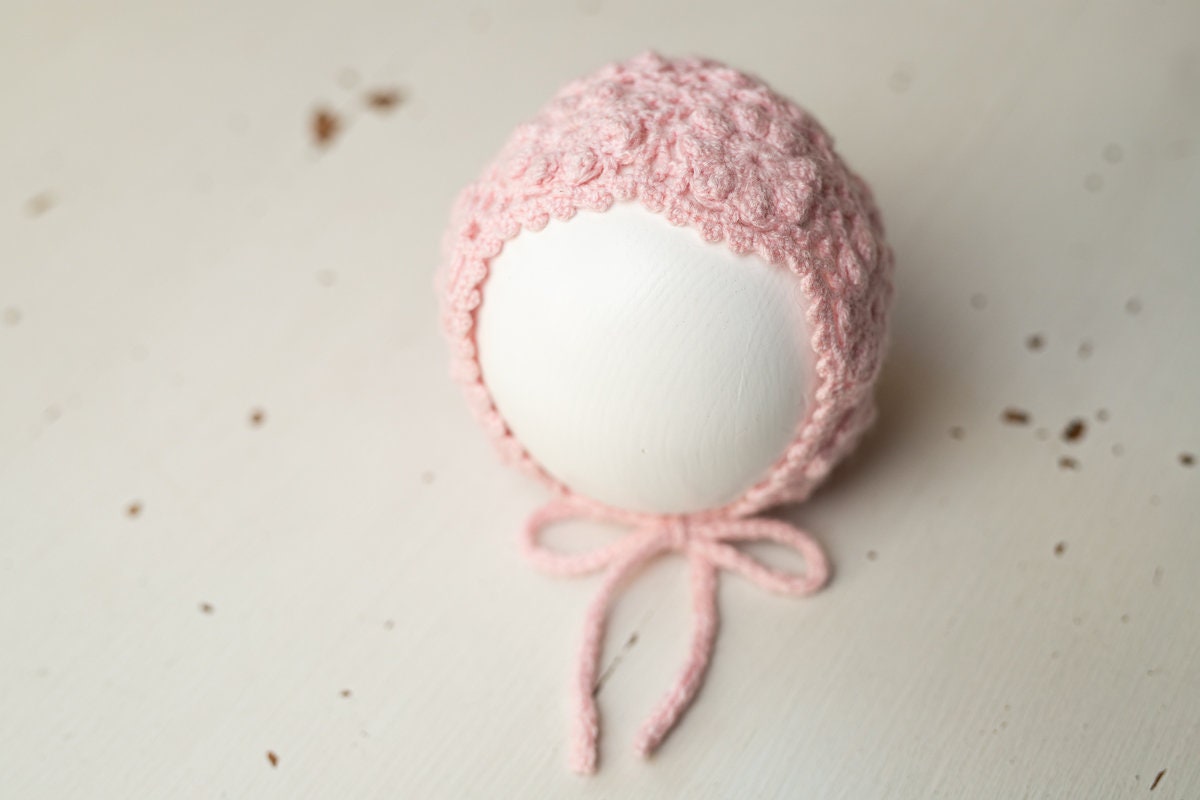 Newborn Knit Bonnet,Newborn Knit Sleep Hat,Newborn Hat,Newborn outfit,Newborn cap,Newborn photography,Newborn Knitted Sleeper Hat