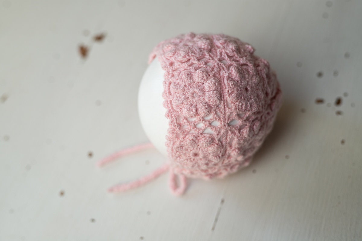 Newborn Knit Bonnet,Newborn Knit Sleep Hat,Newborn Hat,Newborn outfit,Newborn cap,Newborn photography,Newborn Knitted Sleeper Hat