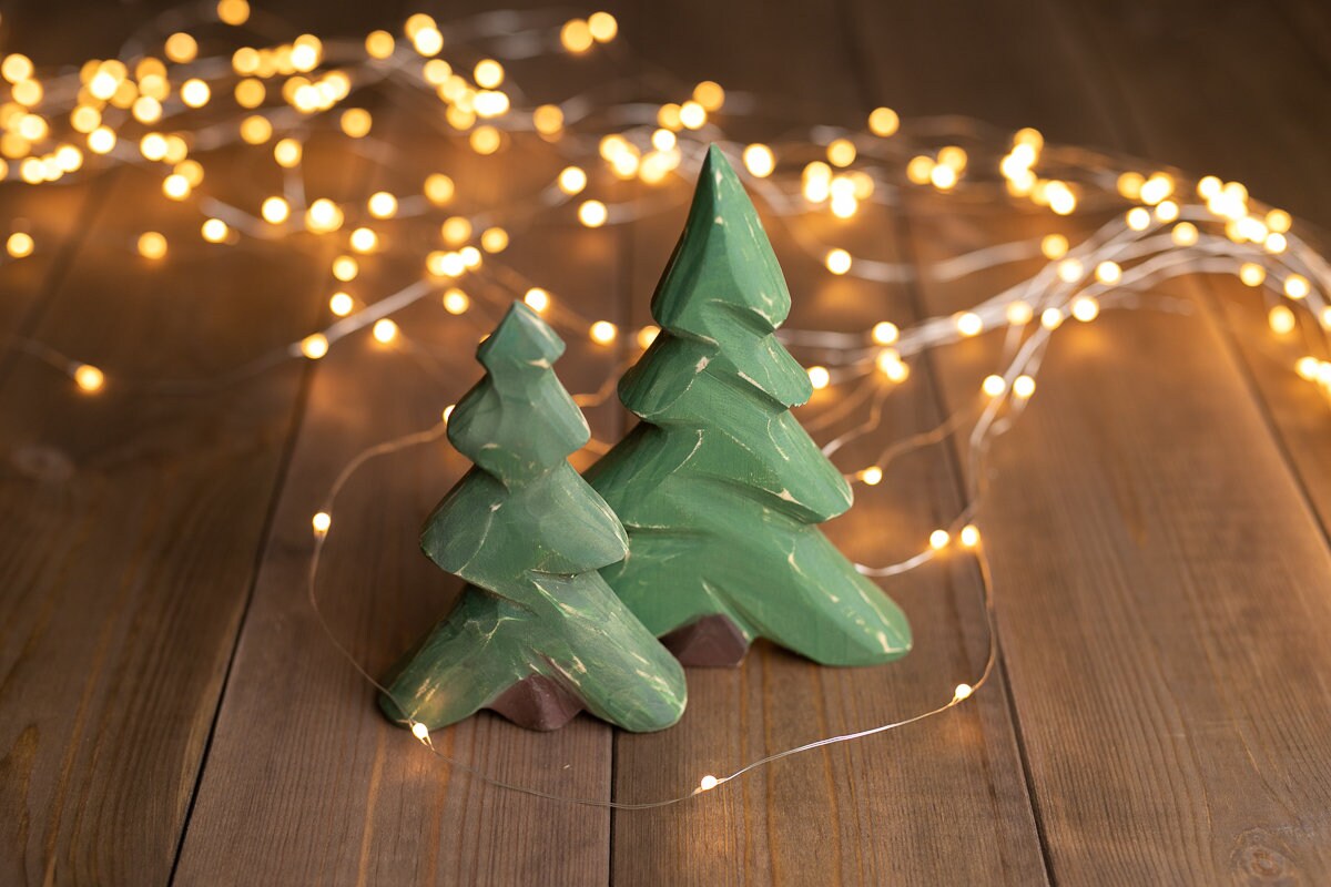 CHRISTMAS TREES, Set of 3 pсs. wooden christmas trees,winter props,christmas props,vintage style, photo prop,newborn props,photography props