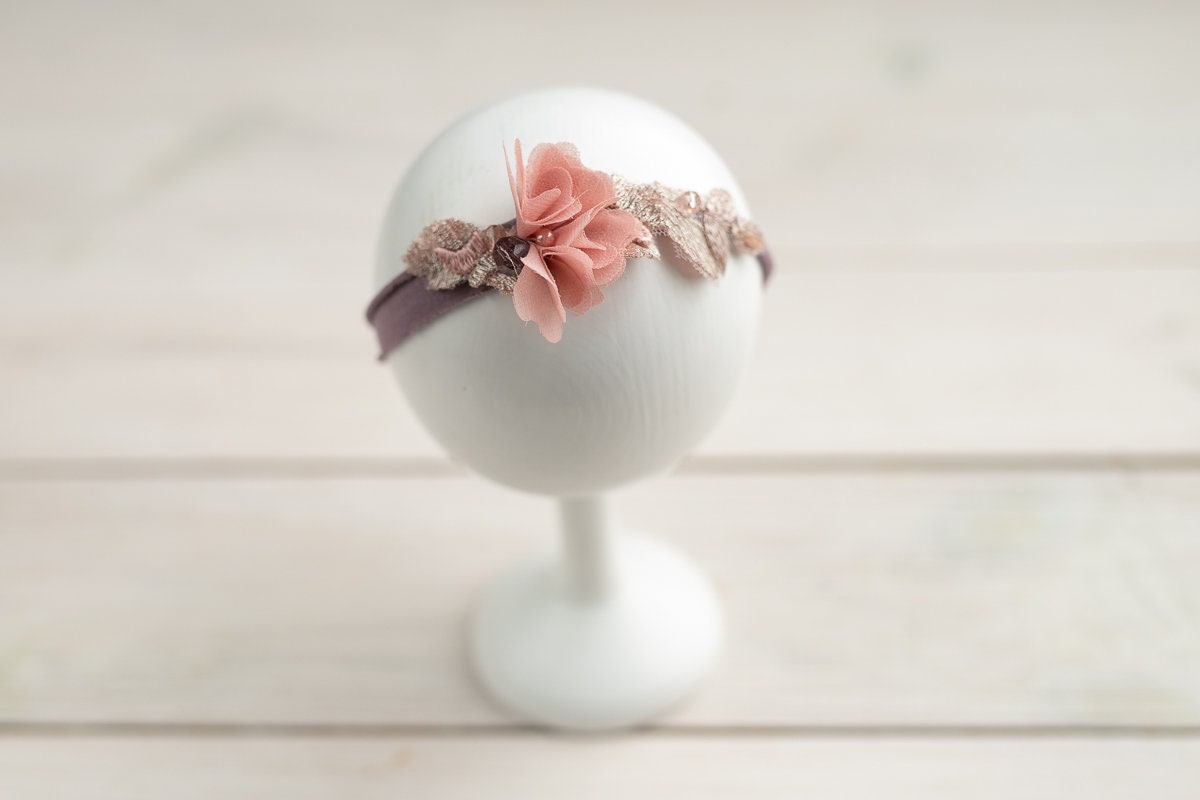 Newborn Headband Girl,Newborn lace Pillow,Newborn Photography Props,Newborn props for photography,Newborn posing pillow,Newborn props set