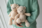 Newborn Knit Teddy Bear Outfit with Toy,Big Knitted Teddy Bear Toys, Newborn Teddy Bear Outfit, Newborn Photo Props,Baby Bear Crochet Toy