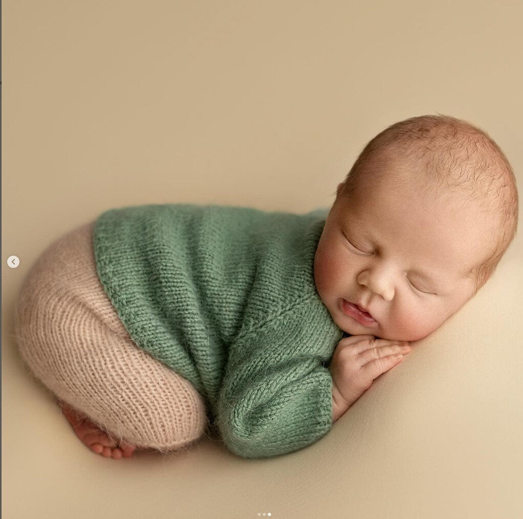 Newborn knitted Set-Romper,Bonnet,Bunny Toy,Jacket,Newborn photography outfit,Сable knit romper,Pregnancy gift,newborn props