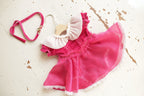 Newborn Baby girl Sleeping Beauty dress romper, Sleeping Princess costume for Newborn Photography, Sleeping Beauty Costume Dress & headband