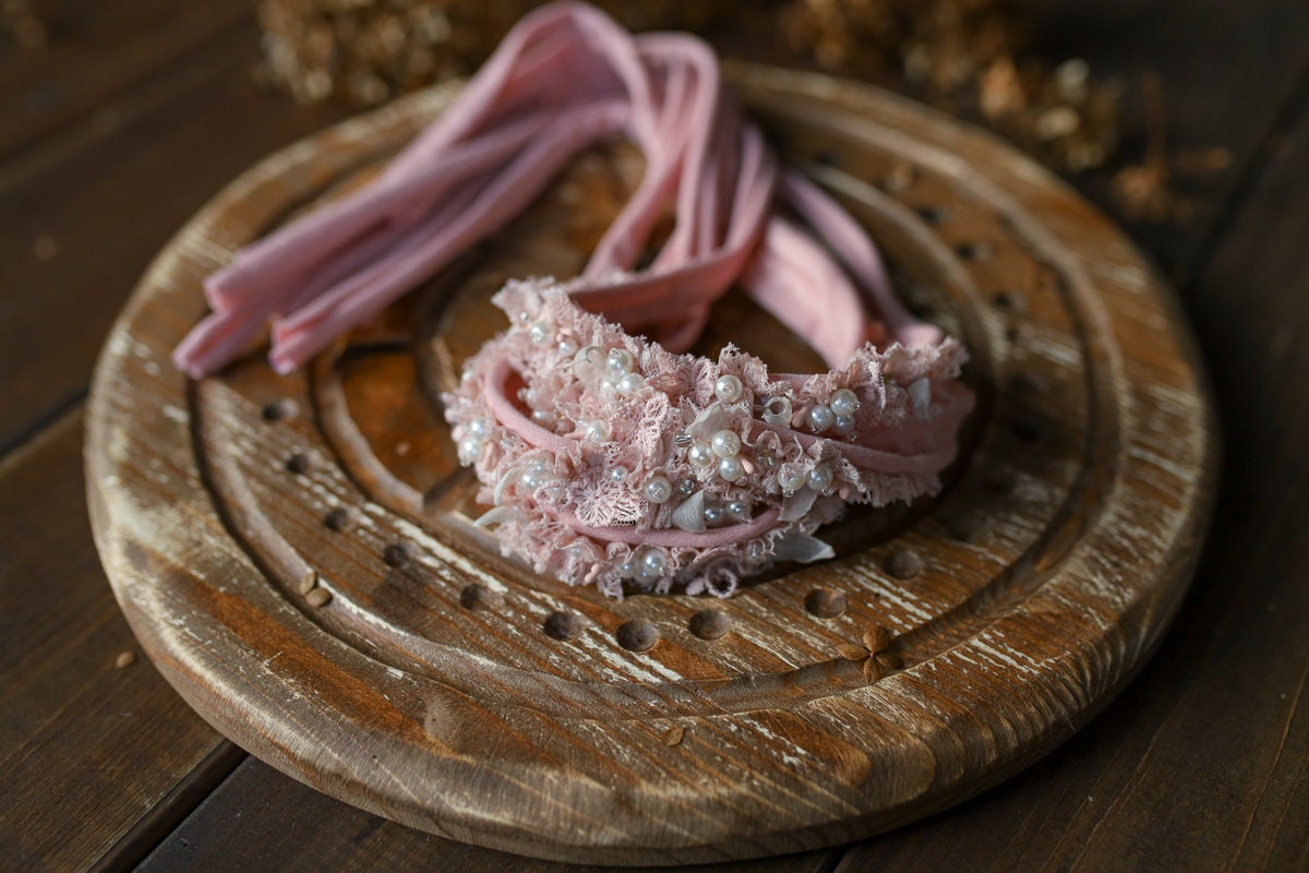 Newborn Headband Girl,Newborn Headband for Photography,Newborn Tieback, Newborn girl headband,Newborn photography props,Newborn photo props