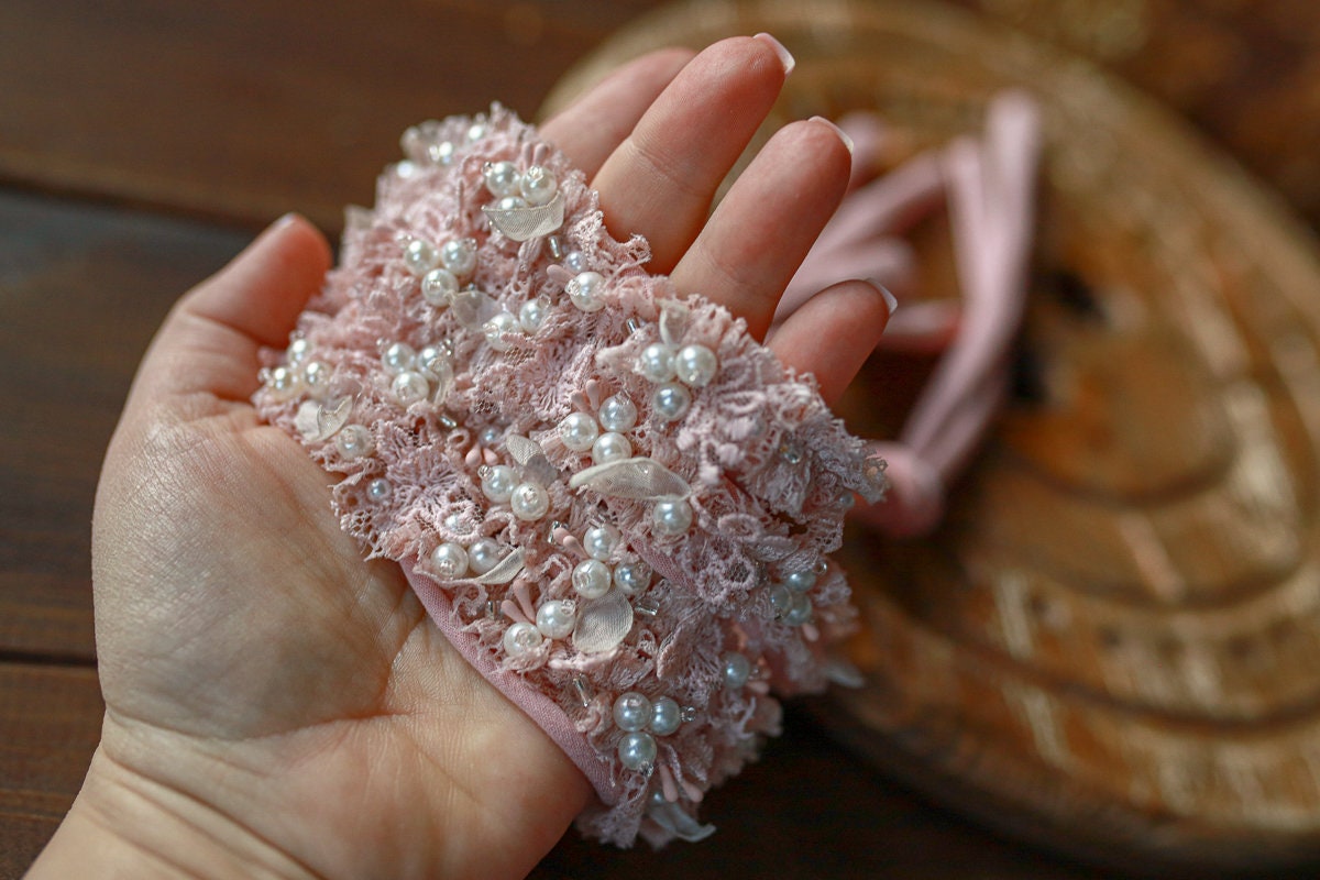 Newborn Headband Girl,Newborn Headband for Photography,Newborn Tieback, Newborn girl headband,Newborn photography props,Newborn photo props