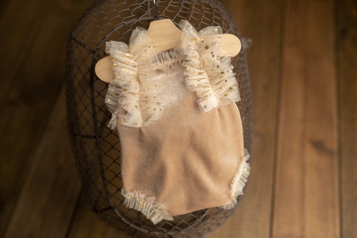Newborn romper with Headband for newborn girls, Newborn Lace Romper, Newborn Outfit, Newborn Girl Outfit, Newborn Photography Props, RTS!