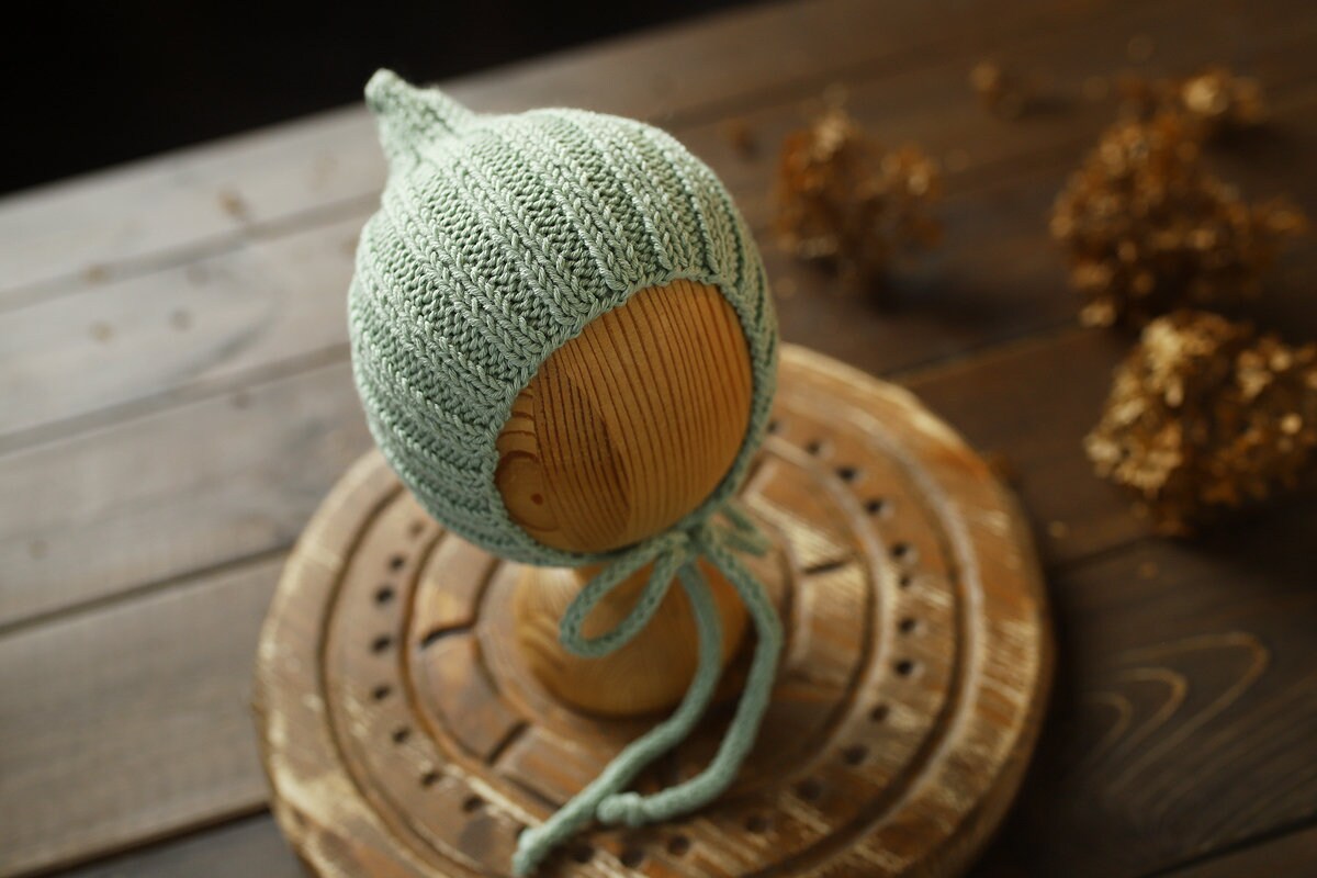 Newborn Knit romper,Newborn Knited set,Newborn Hat,Newborn outfit,Newborn cap,Newborn photography,Pregnancy gift,Knitted newborn photo props