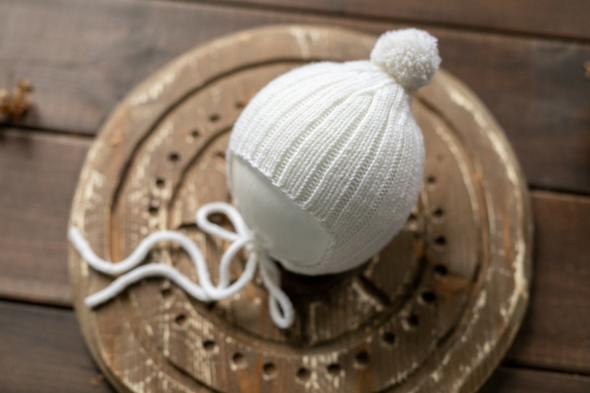 Newborn Knited set,Newborn Knit romper,Newborn Hat,Newborn outfit,Newborn cap,Newborn photography,Pregnancy gift,Knitted newborn photo props
