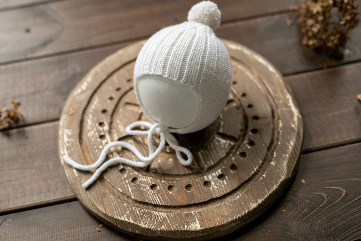 Newborn Knited set,Newborn Knit romper,Newborn Hat,Newborn outfit,Newborn cap,Newborn photography,Pregnancy gift,Knitted newborn photo props