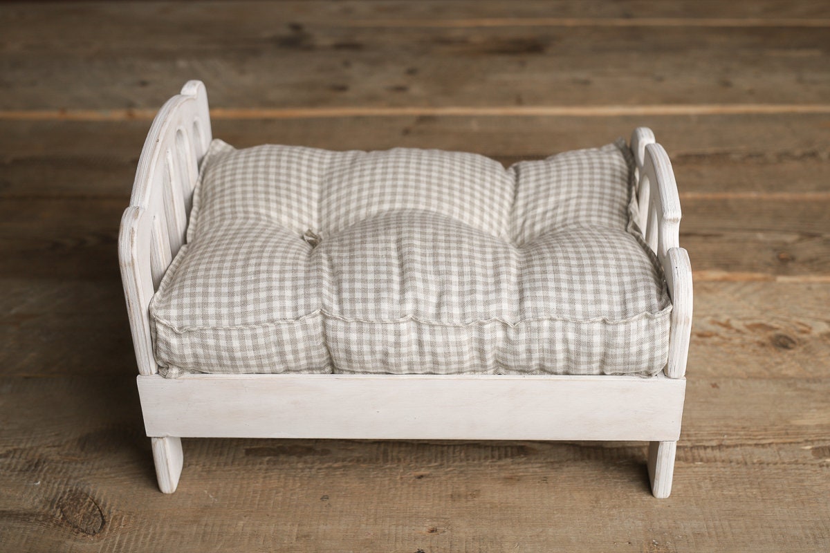 Newborn Wooden Bed,Real Wood Newborn crib Prop,Newborn Photography Props,Newborn Photo Prop,Nursery Decor,Doll Bed,Rustic Wooden Bed