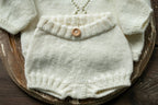 Newborn Knit romper,Newborn Knited set,Newborn socks,Newborn outfit,Newborn photography,Pregnancy gift,Knitted newborn photo props