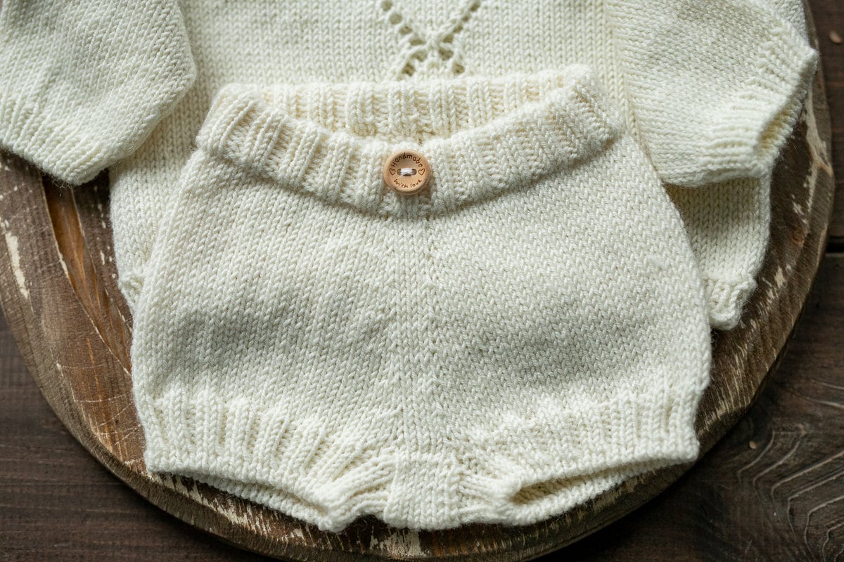 Newborn Knit romper,Newborn Knited set,Newborn socks,Newborn outfit,Newborn photography,Pregnancy gift,Knitted newborn photo props
