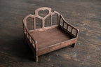 Newborn Wooden Bed,Real Wood Newborn Bed Prop,Newborn Photography Props,Newborn Photo Prop,Nursery Decor,Doll Bed,Rustic Wooden Bed