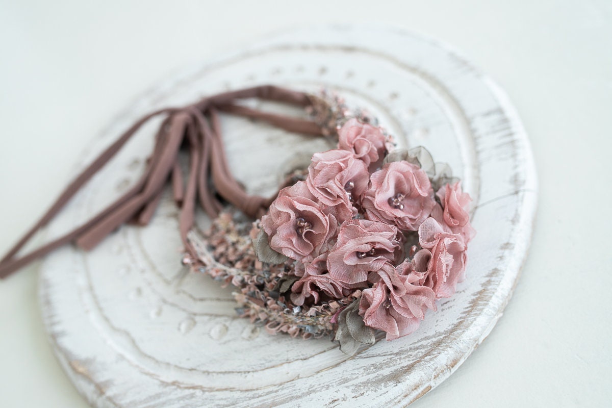 Newborn Headband Girl,Newborn Headband for Photography,Newborn Tieback, Newborn girl headband,Newborn photography props,Newborn photo props