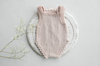 Knitted romper & bonnet,Newborn Photography Prop Set,Newborn photography outfit,Newborn girl photoshoot outfit,Pregnancy gift,Newborn props