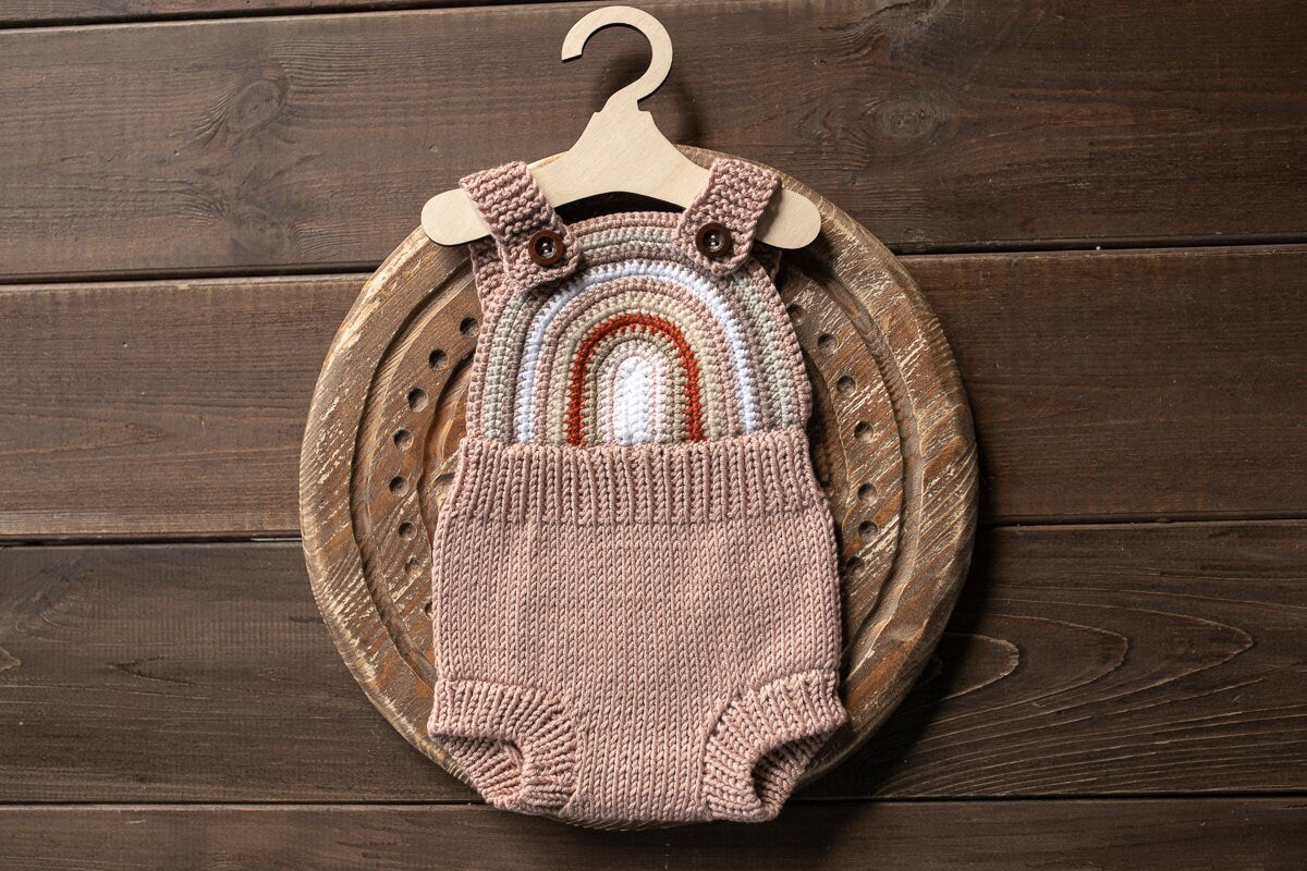 Knitted romper and bonnet,Newborn knitted Set,Newborn photography outfit,Сable knit romper,Pregnancy gift,newborn knit outfit,newborn props