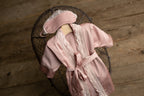 Baby girl outfit,evening robe & blindfold,Photo prop Newborn,Newborn photo prop,Newborn Outfit,Newborn photo outfit girl,Newborn prop outfit