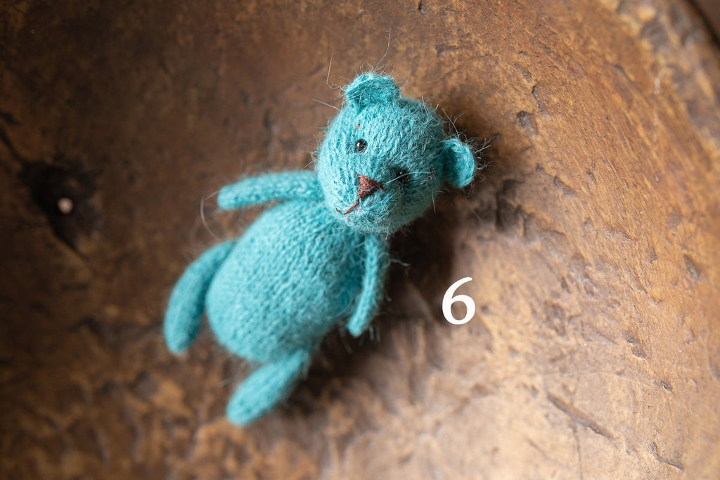 Newborn Knit Teddy Bear Outfit with Toy,Newborn Photography Props Set, Newborn Teddy Bear Outfit, Newborn Photo Props,Baby Bear Crochet Toy