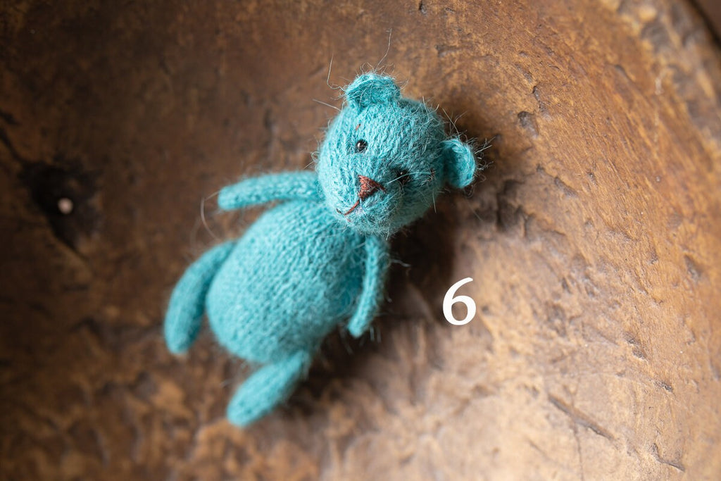 Newborn Knit Teddy Bear Outfit with Toy,Newborn Photography Props Set, Newborn Teddy Bear Outfit, Newborn Photo Props,Baby Bear Crochet Toy