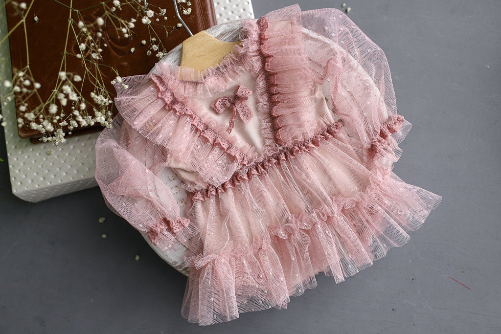 Pink romper newborn girl elegant lace trim,Newborn Girl Outfit,Newborn Photography Prop,Newborn Photo Prop,Newborn baby gift,Pregnancy gift