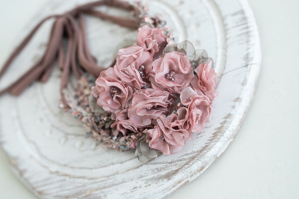 Newborn Headband Girl,Newborn Headband for Photography,Newborn Tieback, Newborn girl headband,Newborn photography props,Newborn photo props