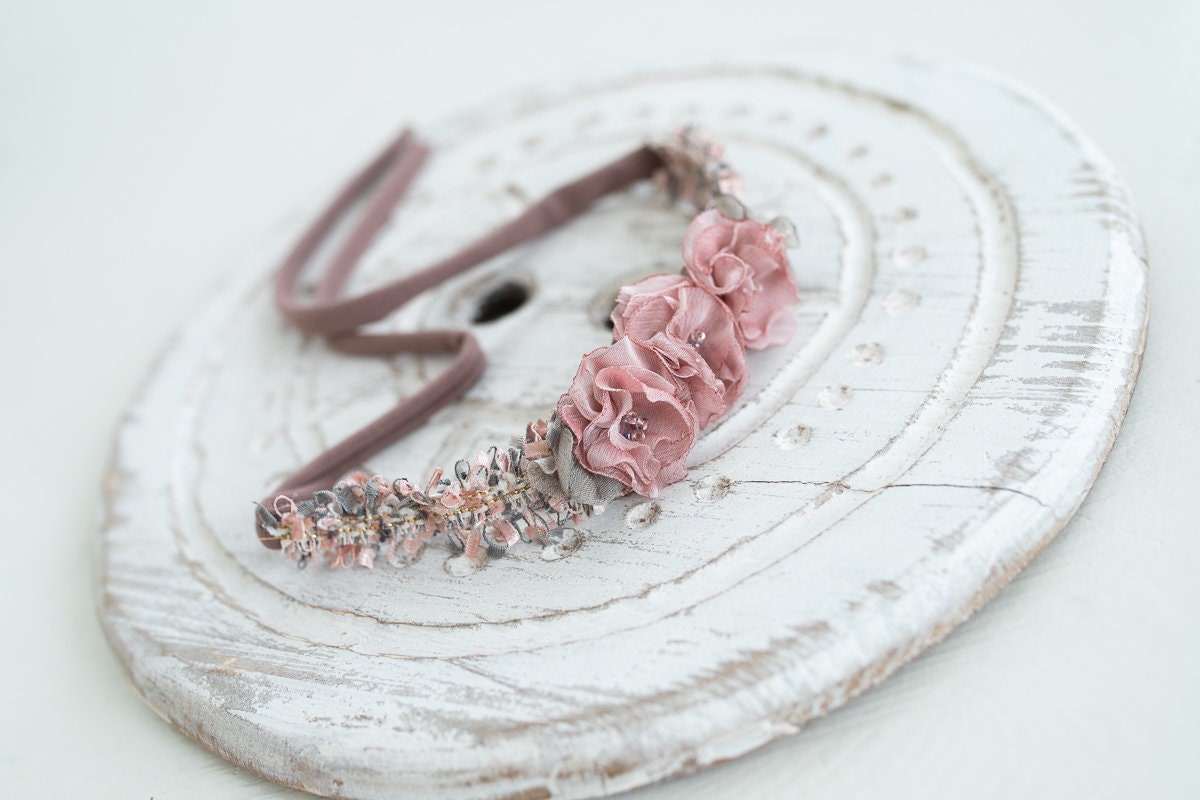 Newborn Headband Girl,Newborn Headband for Photography,Newborn Tieback, Newborn girl headband,Newborn photography props,Newborn photo props