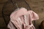 Baby girl outfit,evening robe & blindfold,Photo prop Newborn,Newborn photo prop,Newborn Outfit,Newborn photo outfit girl,Newborn prop outfit