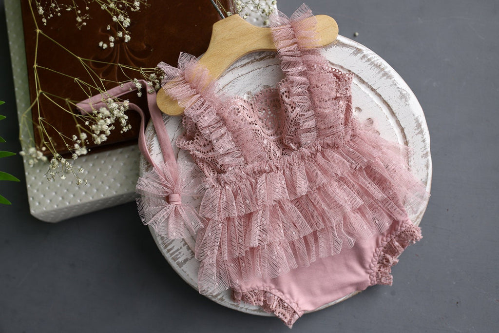 Newborn photo outfit girl,Newborn romper & Headband newborn girls,Newborn Outfit,Newborn Photography Props,Newborn Photo Prop,Pregnancy gift