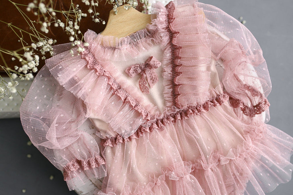 Pink romper newborn girl elegant lace trim,Newborn Girl Outfit,Newborn Photography Prop,Newborn Photo Prop,Newborn baby gift,Pregnancy gift