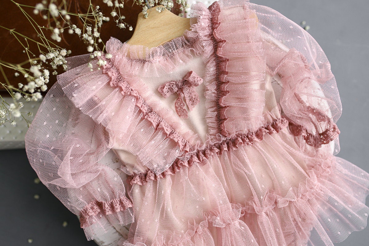 Pink romper newborn girl elegant lace trim,Newborn Girl Outfit,Newborn Photography Prop,Newborn Photo Prop,Newborn baby gift,Pregnancy gift