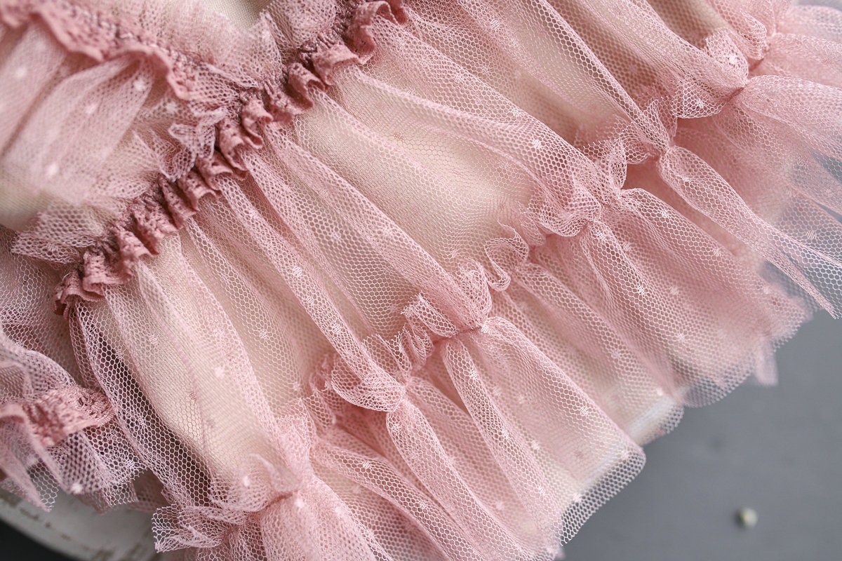 Pink romper newborn girl elegant lace trim,Newborn Girl Outfit,Newborn Photography Prop,Newborn Photo Prop,Newborn baby gift,Pregnancy gift