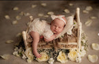 Photo outfit Baby Girl lace romper set,Newborn Romper and headband,Newborn Outfit,Newborn,Newborn Photography Props,Newborn Photo Prop,RTS!