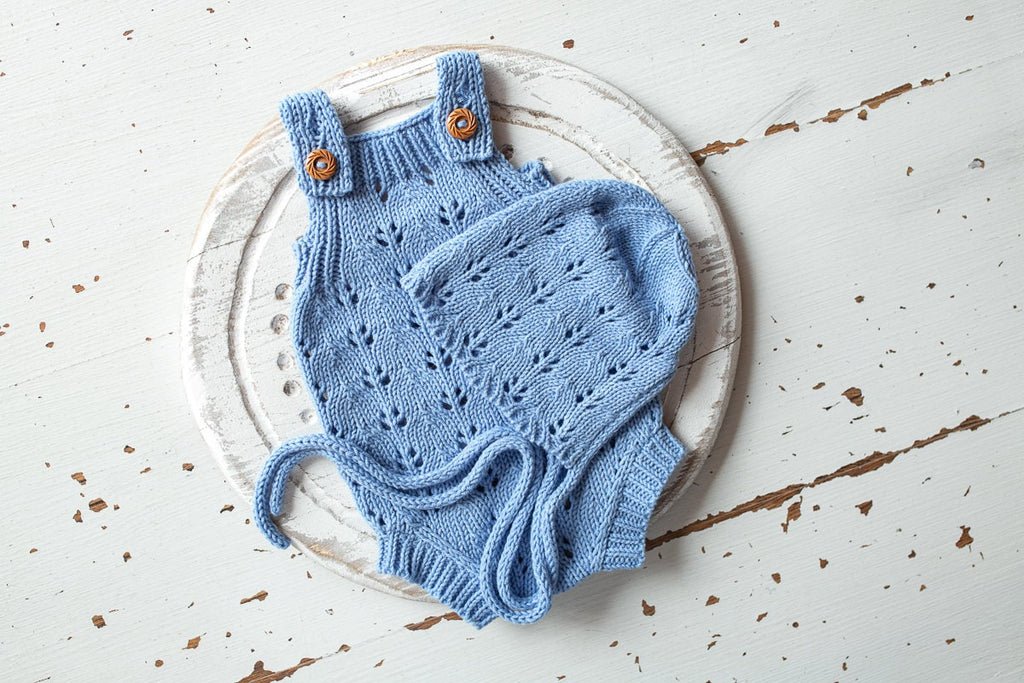 Knitted romper and bonnet,Newborn knitted Set,Newborn photography outfit,Сable knit romper,Pregnancy gift,newborn knit outfit,newborn props