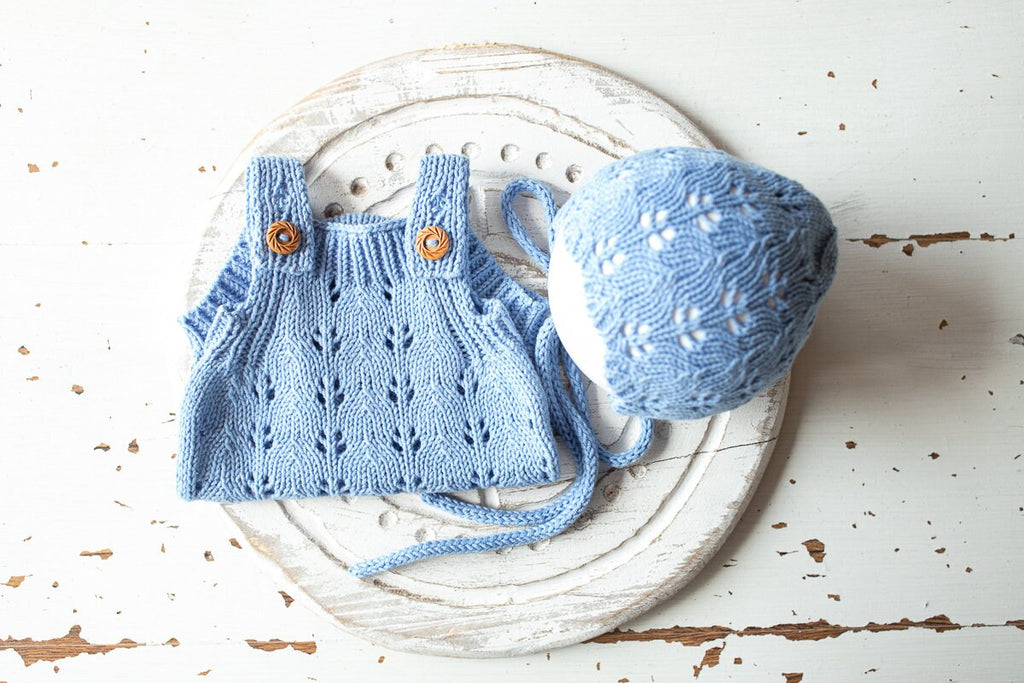 Knitted romper and bonnet,Newborn knitted Set,Newborn photography outfit,Сable knit romper,Pregnancy gift,newborn knit outfit,newborn props