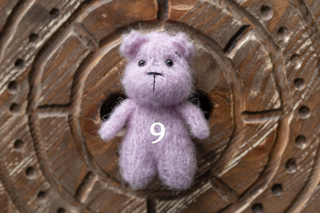 Newborn Knit Teddy Bear Outfit with Toy,Newborn Photography Props Set, Newborn Teddy Bear Outfit, Newborn Photo Props,Baby Bear Crochet Toy