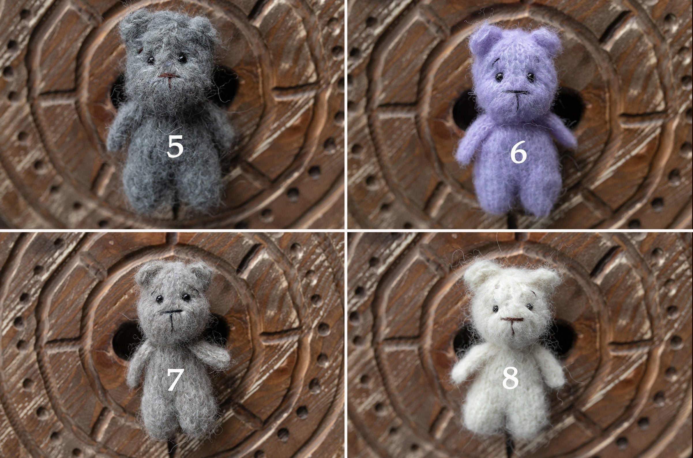 Newborn Knit Teddy Bear Outfit with Toy,Newborn Photography Props Set, Newborn Teddy Bear Outfit, Newborn Photo Props,Baby Bear Crochet Toy