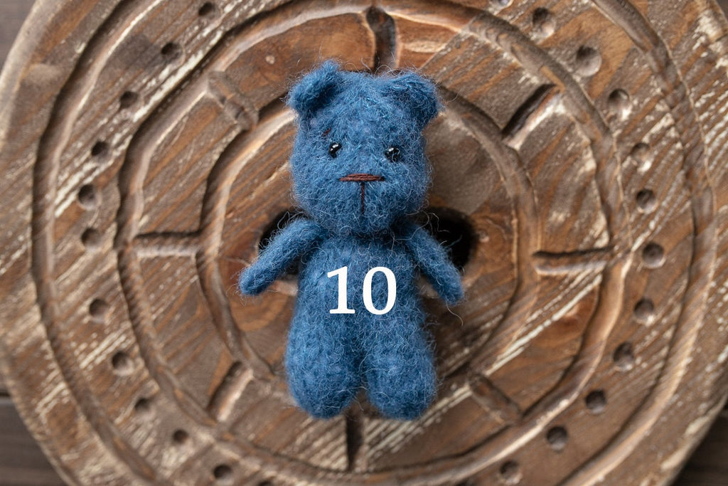 Newborn Knit Teddy Bear Outfit with Toy,Newborn Photography Props Set, Newborn Teddy Bear Outfit, Newborn Photo Props,Baby Bear Crochet Toy