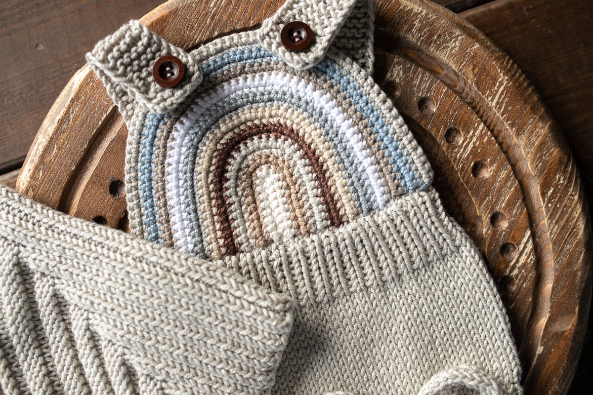 Newborn Knit romper,Newborn Knited set,Newborn Hat,Newborn outfit,Newborn cap,Newborn photography,Pregnancy gift,Knitted newborn photo props