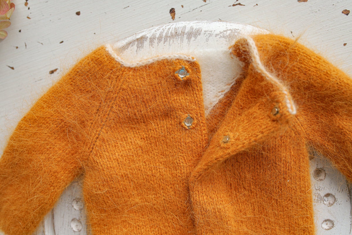 Newborn Knitted Fox Outfit bonnet and toy,Newborn Photography Prop,Newborn photography outfit,Newborn photoshoot outfit,Newborn Fox Outfit