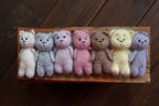 Newborn Knit Teddy Bear Outfit with Toy,Newborn Photography Props Set, Newborn Teddy Bear Outfit, Newborn Photo Props,Baby Bear Crochet Toy